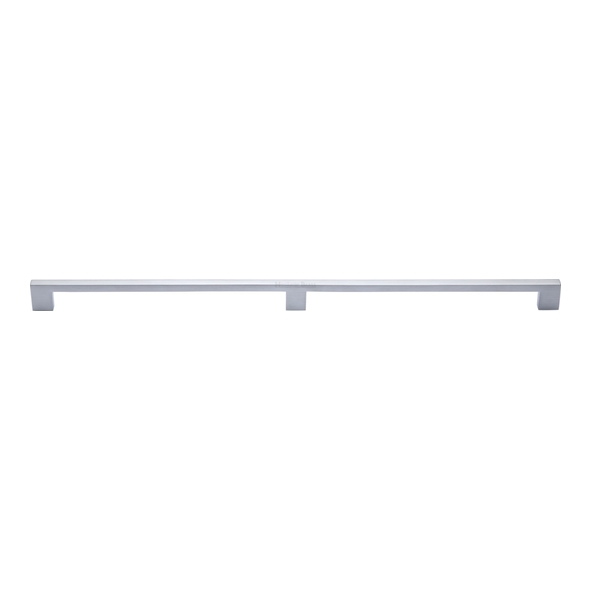 C0337 480-SC • 480 [240x240] x 500 x 30mm • Satin Chrome • Heritage Brass Metro Cabinet Pull Handle